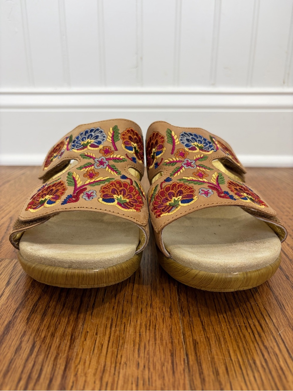 Alegria Embroidered Slide Clogs (39) - Picture 5 of 10